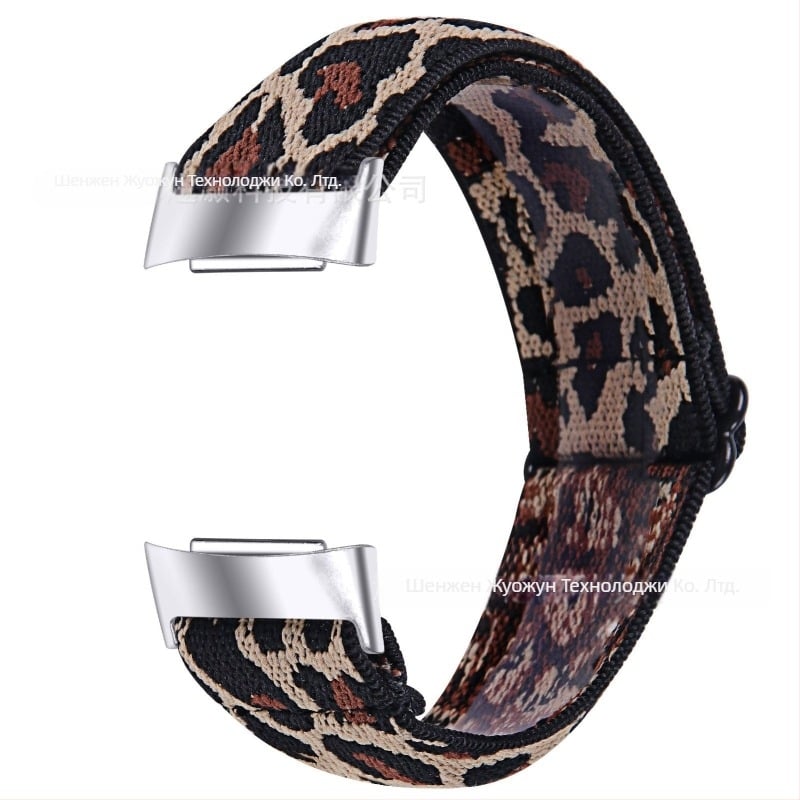 Еластична принтована регулируема каишка за Fitbit Charge6/Charge5