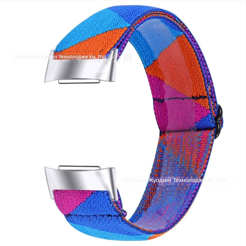 Еластична принтована регулируема каишка за Fitbit Charge6/Charge5