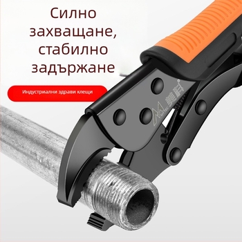 Регулируеми тежки клещи-клампи за дървообработване с челюсти от сплавна стомана, максимално отваряне 36 мм
