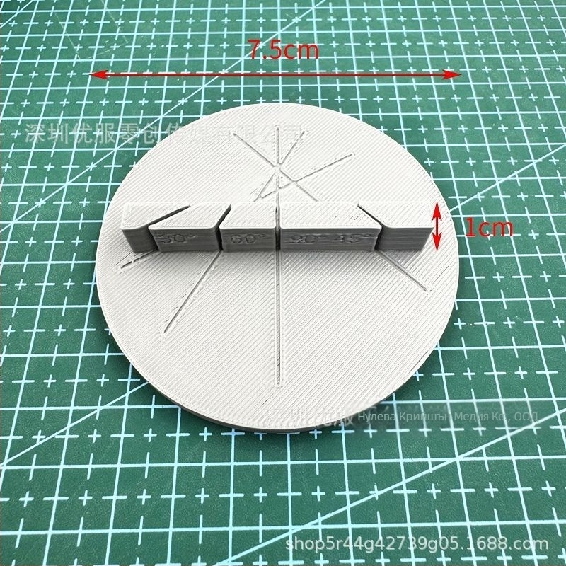 Star Extreme Gundam модел: ръководство за рязане с многоъглена плоча за 30°, 45° и 60°