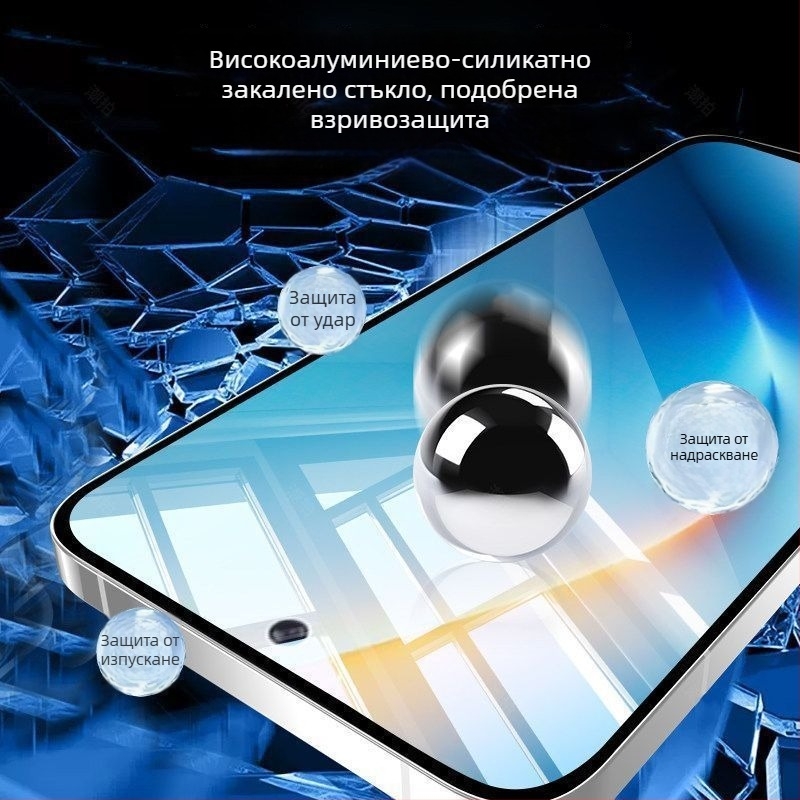 Xiaomi 15 закалено стъкло за екран – пълно покритие, удароустойчиво, антиотпечатъци, защита на очите, филтър за синя светлина, поверителност