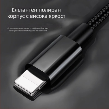 3-метров USB-C кабел за бързо зареждане на Apple iPhone 11/12/13/14
