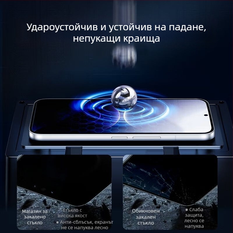 Corning закалено стъкло за Huawei Mate 80 Pro / Mate 80 Pro Max — защита на поверителността, пълно покритие, антиотразяващо покритие, защита от пръстови отпечатъци, защита от синя светлина, удароустойчиво, прахоустойчиво