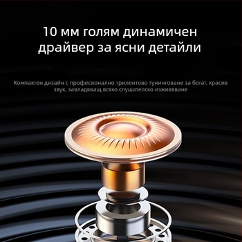 Клип-он слушалки с кабел, USB-C / 3,5 мм, висококачествен звук, издръжливи, не се поставят в ухото, универсални за телефони и компютри, удължен кабел