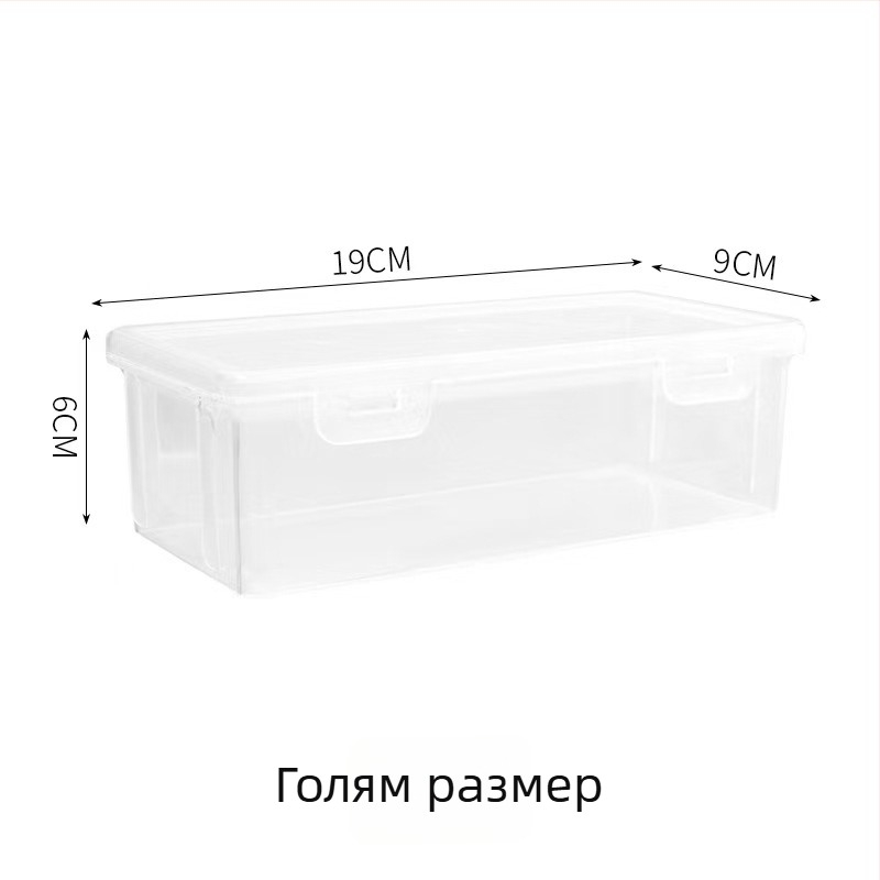 Прозрачна кутия за моливи с голям капацитет и организатор за маркери
