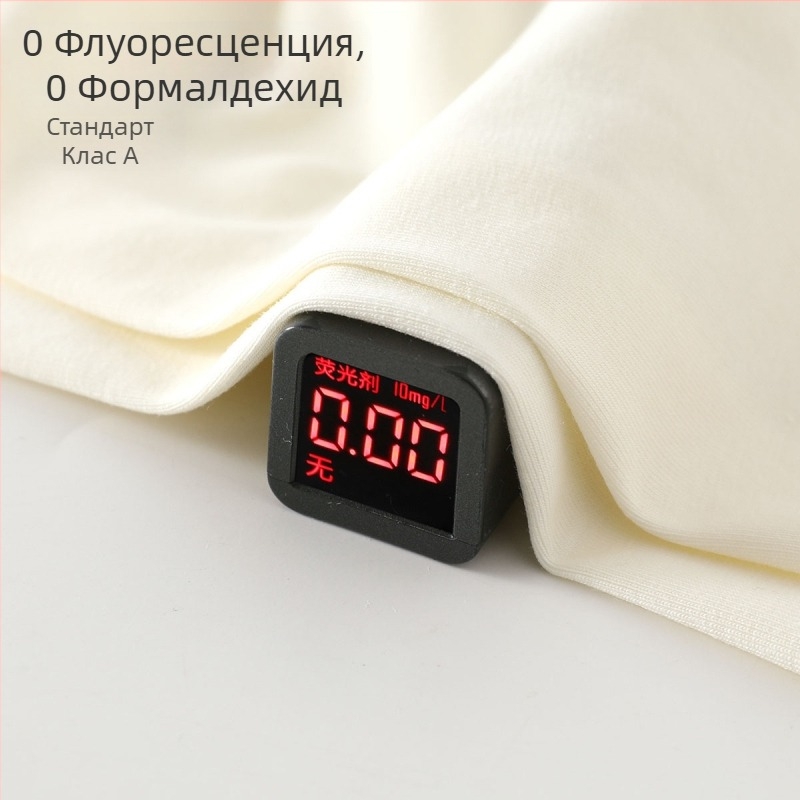 Детска тениска с цветни блокове, памук, къс ръкав, кръгло деколте, принт с малко мече, лятно облекло