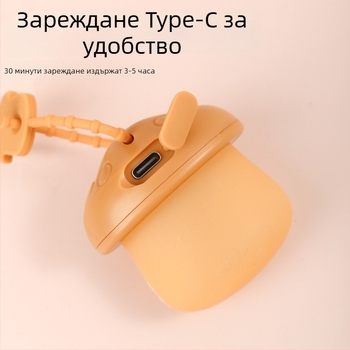 LED светеща кучешка табелка във форма на гъбка за нощни разходки, висулка за каишка
