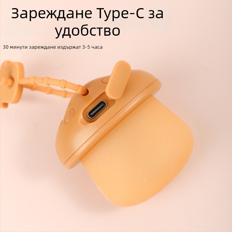 LED светеща кучешка табелка във форма на гъбка за нощни разходки, висулка за каишка