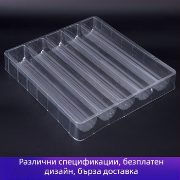 Прозрачна блистер кутия за компоненти на гофрирани тръби (PET/PS/PP)