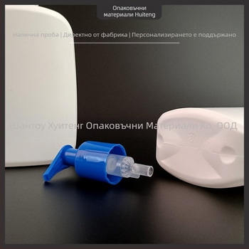 Phaeton козметично опаковъчно изделие: 500 ml бутилка с двоен дозатор за лосион, душ гел и шампоан