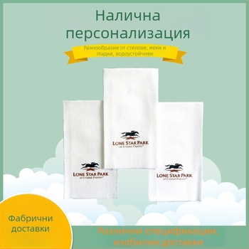 Печатани без прах хартиени салфетки, квадратни салфетки без прах