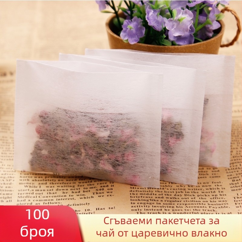 Чайни филтърни торбички от царевични влакна (PLA), пуер, малки опаковки, 100 бр./пакет