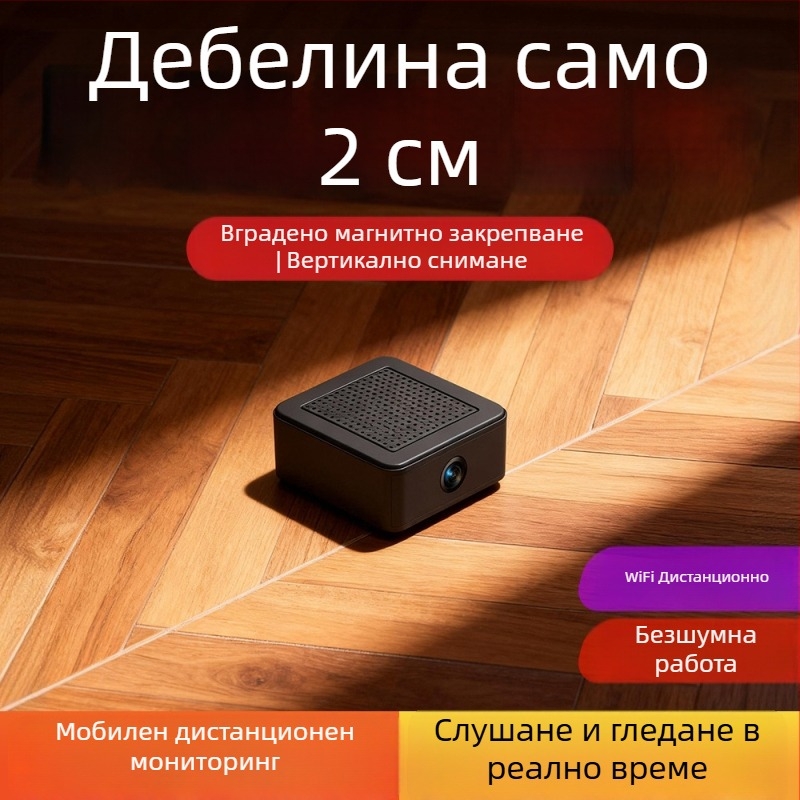 WiFi дистанционна охранителна камера за дома, безжичен монитор, преносим видеорекордер 1080p