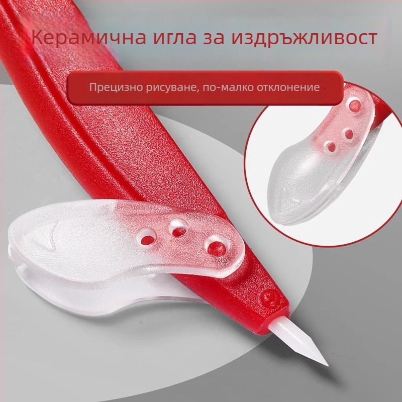 Пластмасов компас за изпити, инструмент за чертане на кръгове с 2B молив, задължителен за ученици