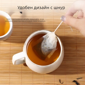 Чаени торбички от нетъкан плат, торбички за подправки и марината, еднократно използваеми торбички за билкови лекарства и за супи, високотемпературен филтър за варене на чай