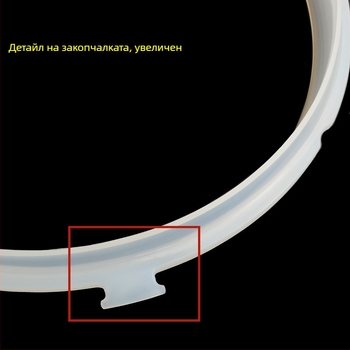 Пръстен за уплътнение на електрическа тенджера под налягане, 4L/5L/6L, силиконов уплътнител