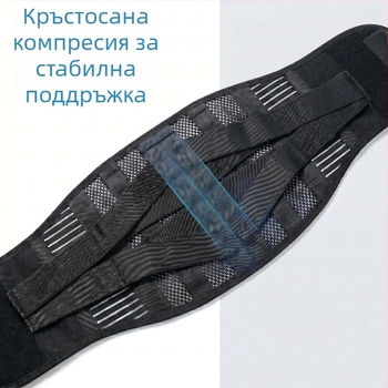 Дишащ пояс за талия с опора за корема, фитнес пояс за талия, тънък колан с динамична поддръжка