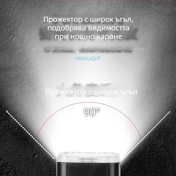 Type-C презареждаема фар за велосипед за детски велосипеди, 4 режима на работа, монтаж с бързо освобождаване, водоустойчива, дълга издръжливост на батерията