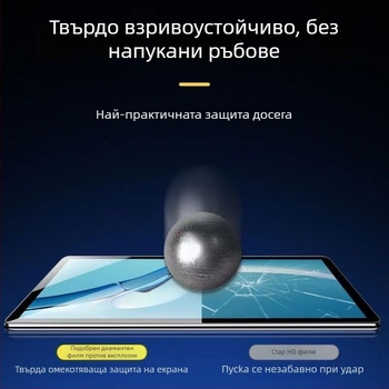 OALeh 10,1-инчов закален стъклен протектор за таблети — HD, устойчив на надраскване, удароустойчив, електроплатено покритие