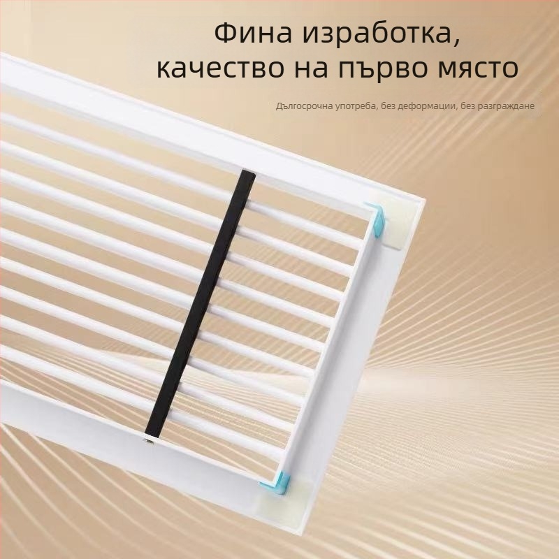 Удължител за изхода на въздуха на централен климатик, персонализирана линейна жалузийна решетка, вградена без кант, минималистичен ABS вентил за връщане на въздуха
