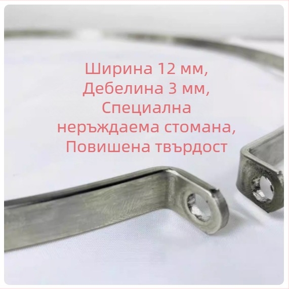 Изключително широка и дебела дъска за рязане от неръждаема стомана с подсилен метален пръстен, устойчива на напукване.