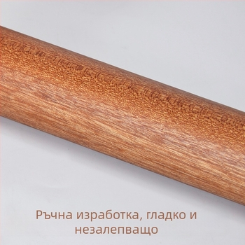 Валяк за тесто от черно сандалово дърво, масивно дърво, кухненски инструмент за печене