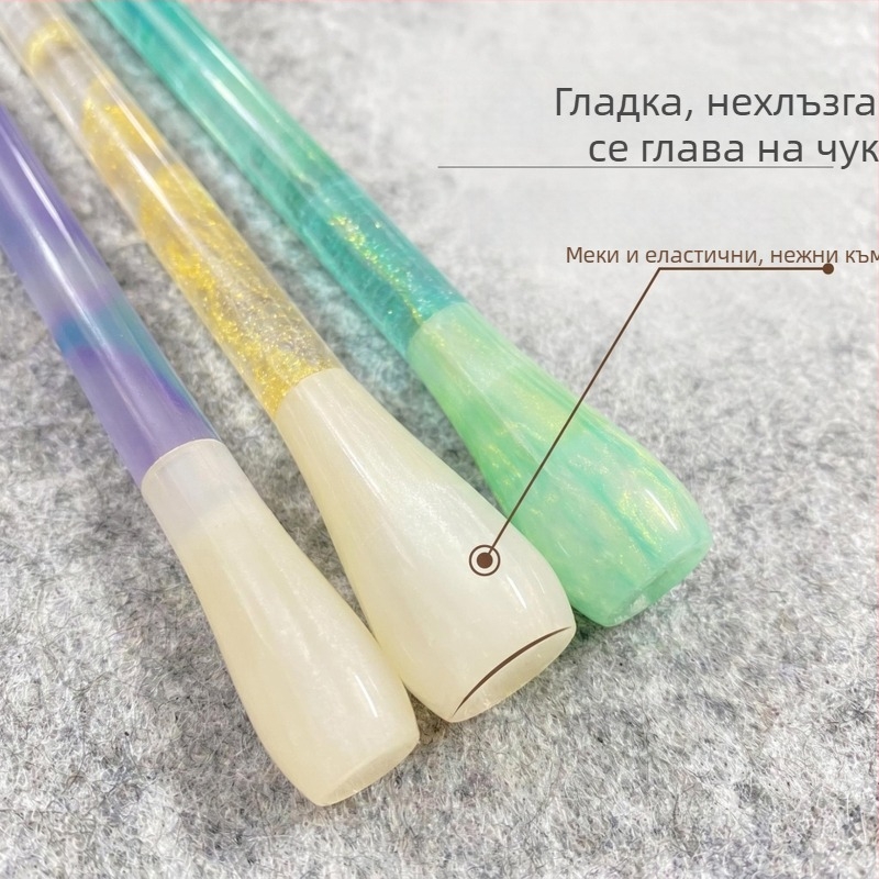 Прозрачни цветни акрилни мъниста, дръжка за калиграфия, инструменти за калиграфия и културно-творчески аксесоари