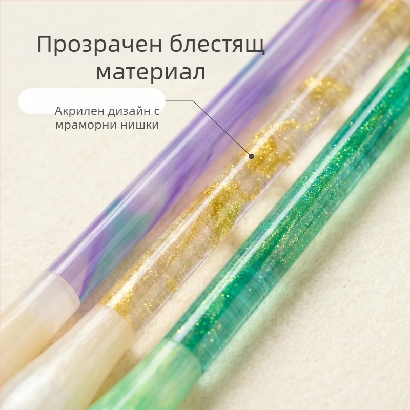 Прозрачни цветни акрилни мъниста, дръжка за калиграфия, инструменти за калиграфия и културно-творчески аксесоари