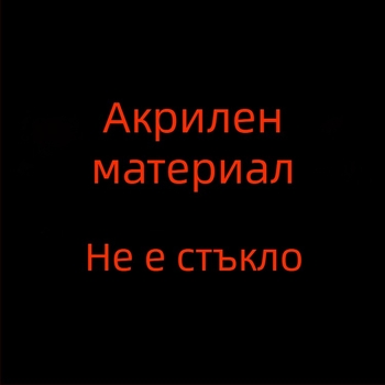 Акрилна кръгла купа за студени ястия, прозрачна за плодове, салати и десерти; подходяща за хотели и барове.