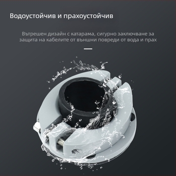 Водоустойчив конектор за кабел за зареждане на електрически автомобили с алуминиев фланцов пръстен и фиксирана гланд глава