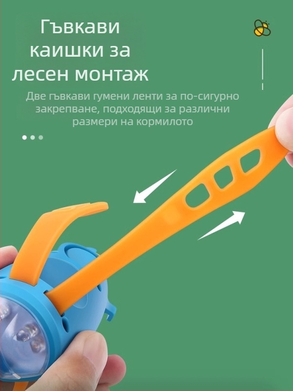 Детска предна светлина за велосипед с презареждащ се звънец и ярък светодиоден фенер за нощно каране на планински велосипед