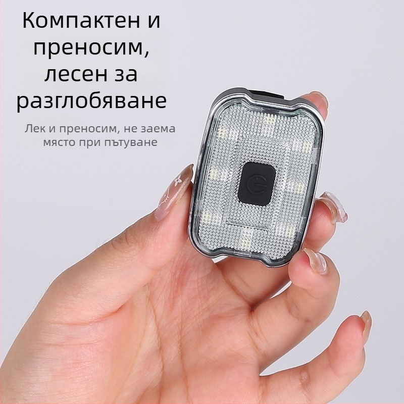 Презареждаема задна светлина за велосипед; подходяща за планински и градски велосипеди, за нощно каране на електрически велосипеди — аксесоари за колоездене