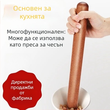 Комплект дървени точилки за тесто – голям и малък, за кори за пелмени и тестени изделия