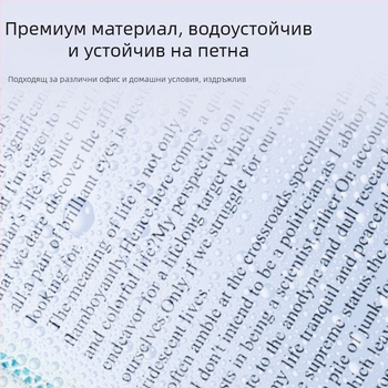 Сладкоцветен B5 вертикален прозрачен папка за вложки, PP водоустойчив офис документ
