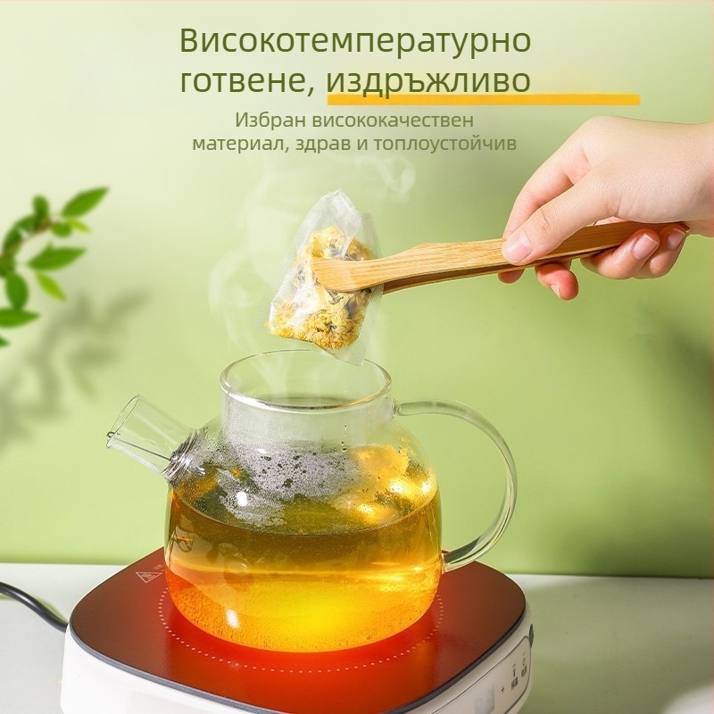 Празни филтърни торбички за чай от царевични влакна, еднократни, хранителни, за приготвяне на чай, малки торбички