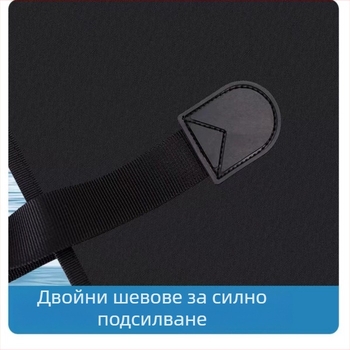 Водоустойчива чанта за риболовно оборудване с дръжка, сгъваема преносима чанта за риболовни принадлежности