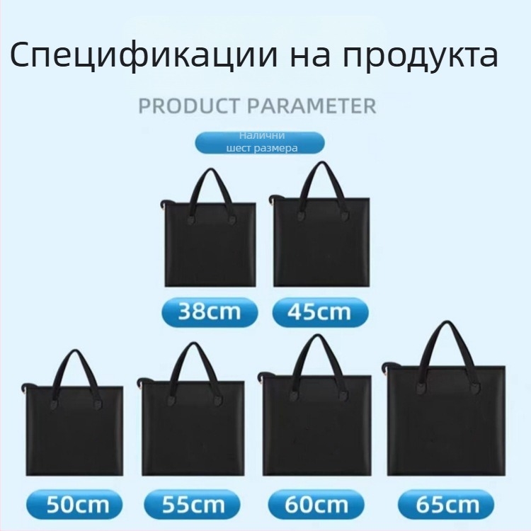 Водоустойчива чанта за риболовно оборудване с дръжка, сгъваема преносима чанта за риболовни принадлежности
