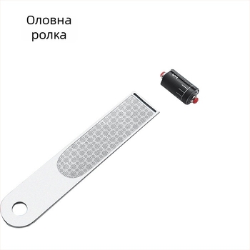Неръждаема стомана ролкова плоча за риболовно оборудване, удебелена и с улей, малки аксесоари