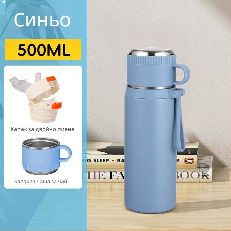 Нов модерен преносим чаша за директно пиене, 316 неръждаема стомана, голям капацитет, унисекс за спорт и открито