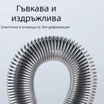 Душ тръба от 304 неръждаема стомана за баня, дължина 1.5–2 м, удължена, защита срещу експлозии