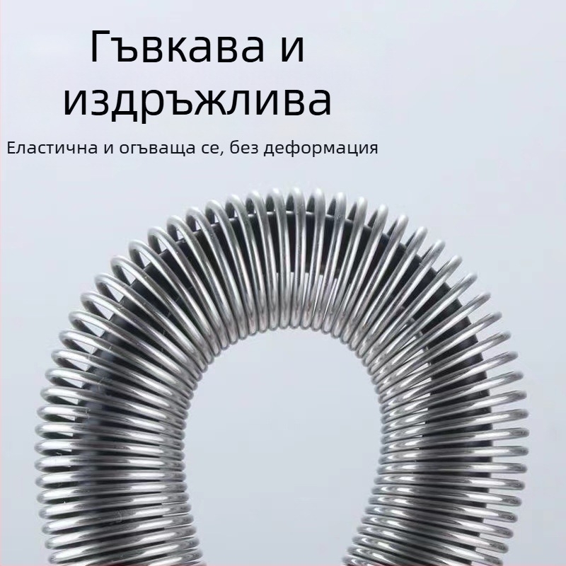 Душ тръба от 304 неръждаема стомана за баня, дължина 1.5–2 м, удължена, защита срещу експлозии