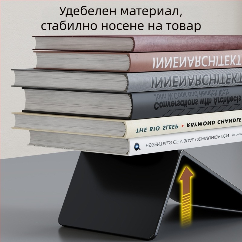 Държач за книги за бюро, органайзер за бюро, поставка за книги и разделител за плот