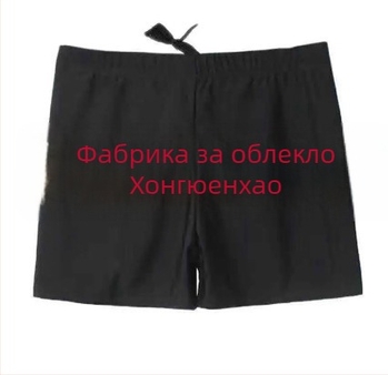 Мъжки бързосъхнещи плувни къси панталони с квадратен разрез, за горещи извори и водни паркове, плюс размер, за плажа и басейна