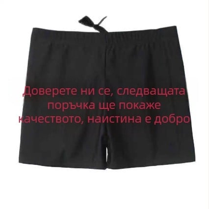 Мъжки бързосъхнещи плувни къси панталони с квадратен разрез, за горещи извори и водни паркове, плюс размер, за плажа и басейна