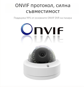 5 MP вътрешна взривоустойчива хемисферна HD охранителна камера, таванен монтаж, подходяща за асансьори