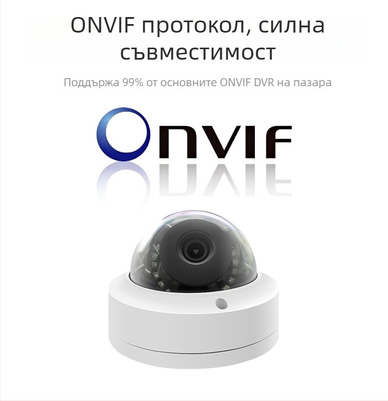 5 MP вътрешна взривоустойчива хемисферна HD охранителна камера, таванен монтаж, подходяща за асансьори