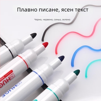 Zhibao Premium Магнитна гума за бяла дъска и гума за дъска за креда със творчески комплект писалки за бяла дъска