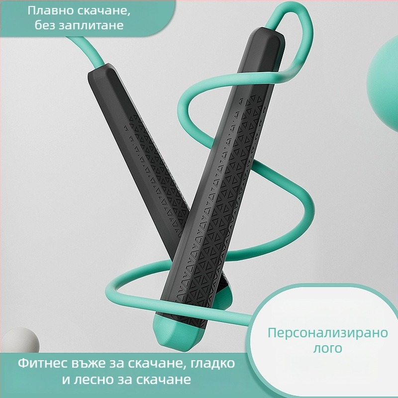 Детско скоростно въже за скачане с макароненоцветни дръжки, без заплитане, професионално въже за тренировки и фитнес за ученици