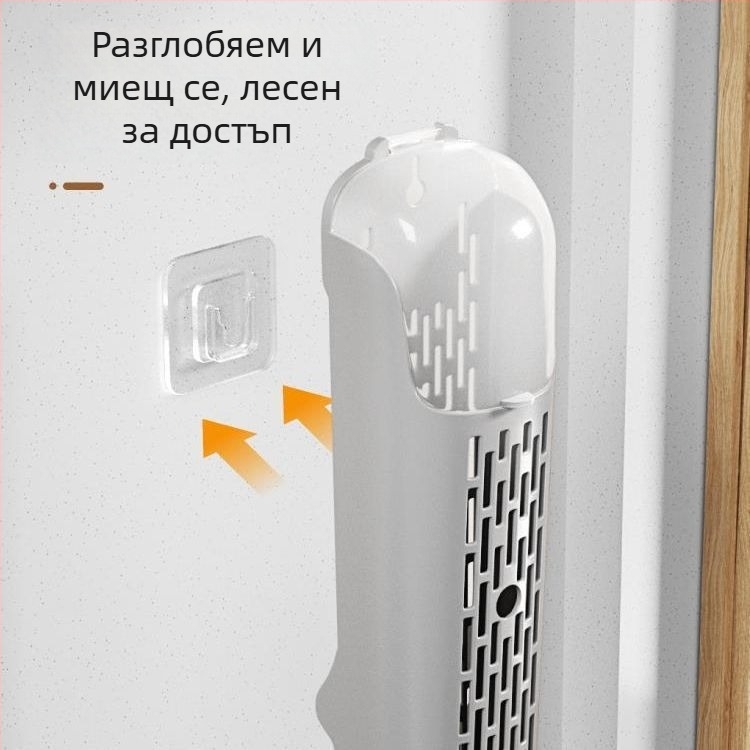 Пластмасов държач за клечки за хранене с дренаж, кухненски органайзер за клечки, стенен държач с капак
