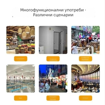 Усилен изолационен калъф за фризер, енергоспестяващ, термоизолационен капак, водоустойчив защитен калъф за ледени десерти